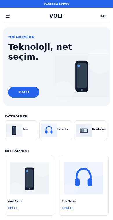 Volt Tech Retail 13 mobil mağaza görünümü